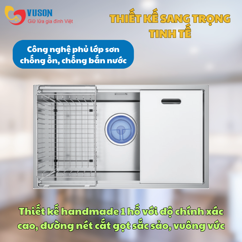 Chậu rửa bát GrandX GX7846S