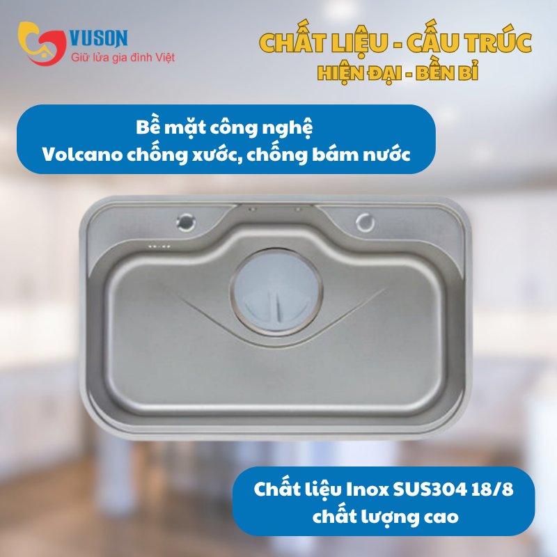 Chậu rửa bát GrandX GX7848JP Hikari