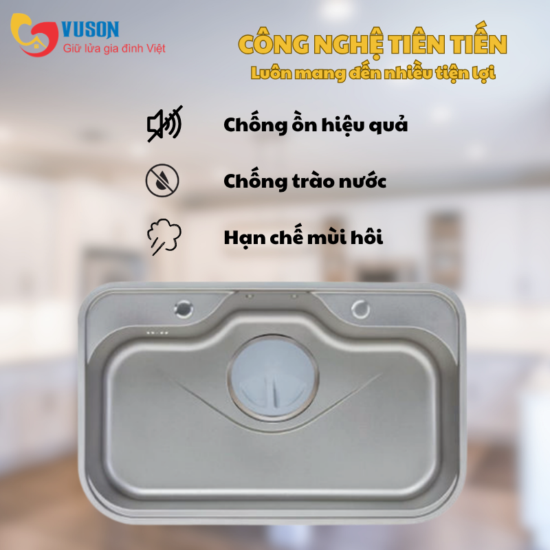 Chậu rửa bát GrandX GX7848JP Hikari