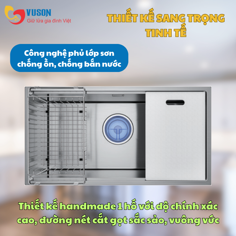 Chậu rửa bát GrandX GX8646S