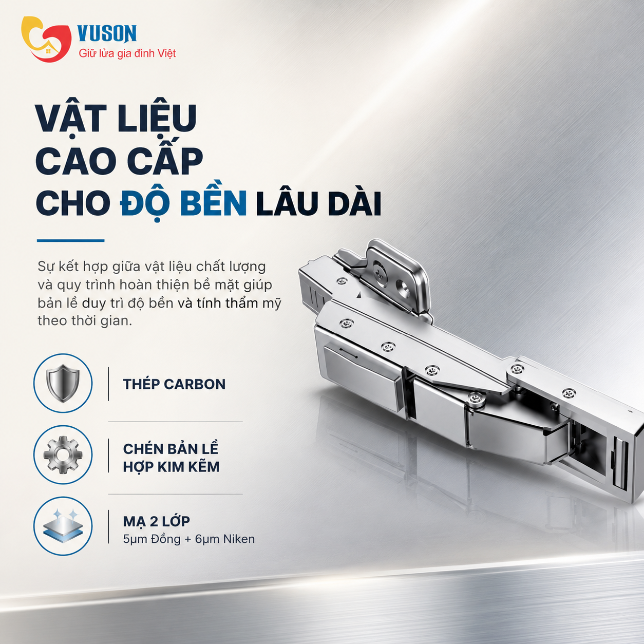 Bản Lề GrandX Capella kính XC.G1