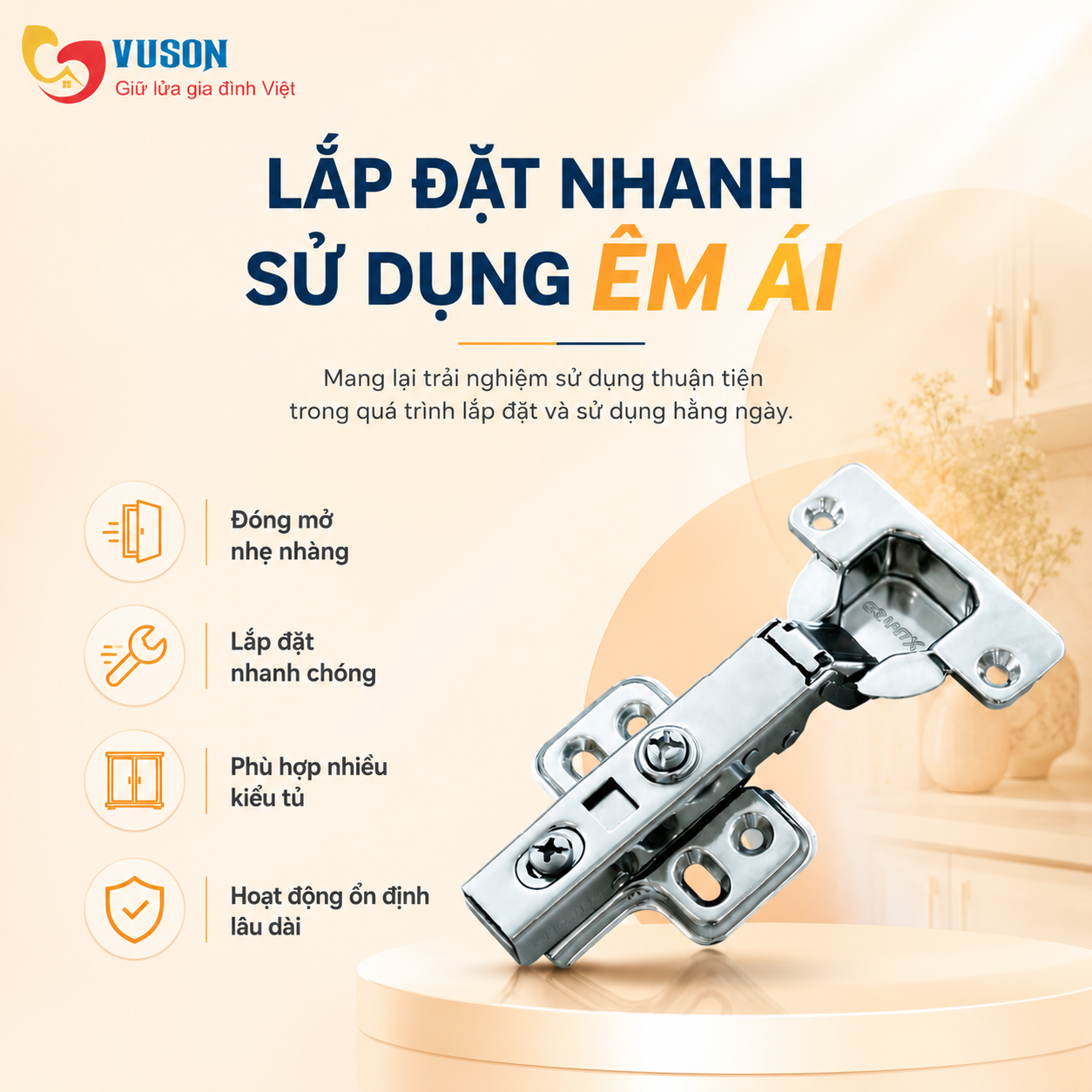 Bản Lề GrandX Capella thép XC.IR105A