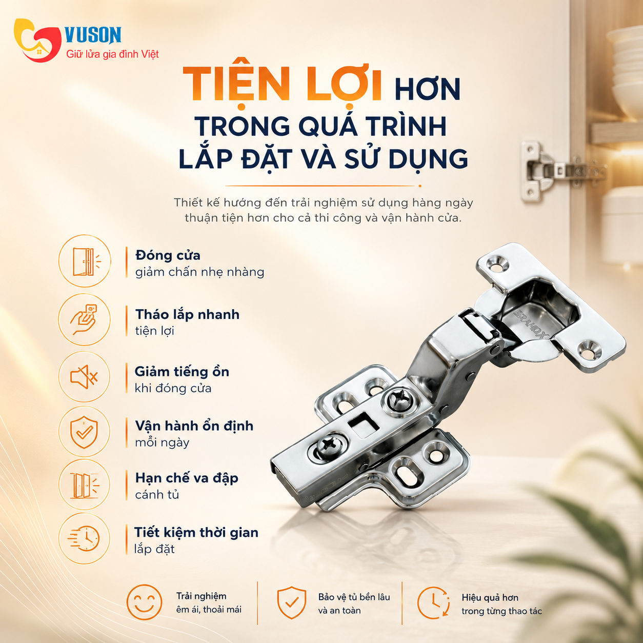 Bản Lề GrandX Capella SUS304 XC.S304C
