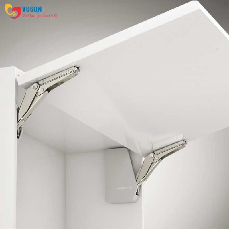 Bộ tay nâng Free Flap 1.7 màu xám than Hafele - 493.05.830
