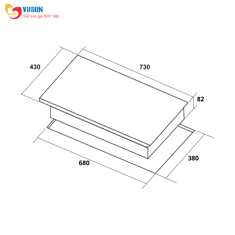 Bếp từ đôi Hafele HC-I73243B - 536.61.858