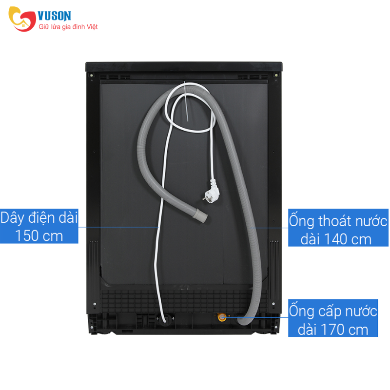 Máy rửa chén Hafele HDW-F602EB - 538.21.360