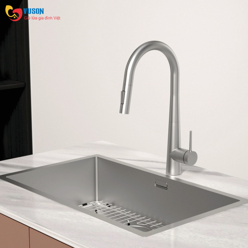 Vòi rửa bát Inox Hafele HT24-SH1P417-BR - 570.85.041