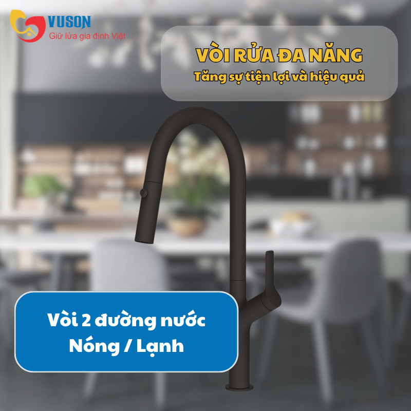 Vòi rửa bát Inox Hafele LUX-P HT25-SH1F449 - 570.85.044