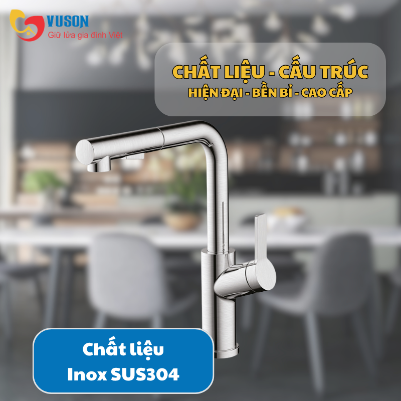 Vòi rửa bát Inox Hafele LUX-P HT25-SH1P315 - 570.85.048