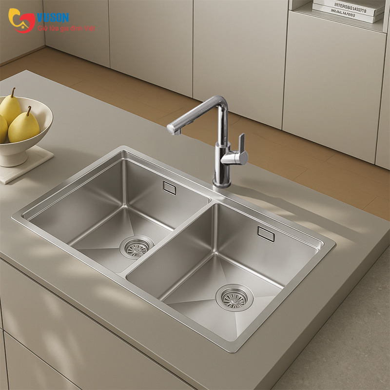 Vòi rửa bát Inox Hafele LUX-P HT25-SH1P315 - 570.85.049