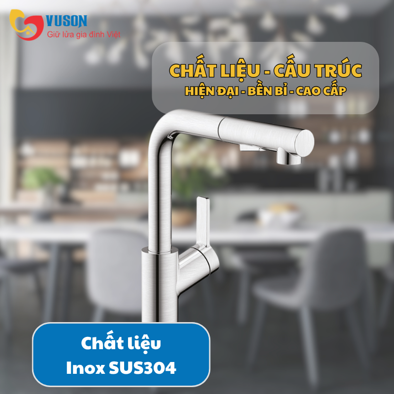 Vòi rửa bát Inox Hafele LUX-P HT25-SH1P315 - 570.85.049