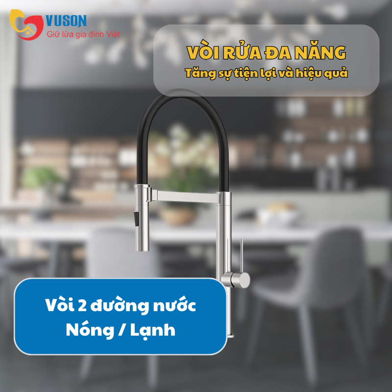 Vòi rửa bát Inox Hafele HT24-SH1F527-BR - 570.85.051