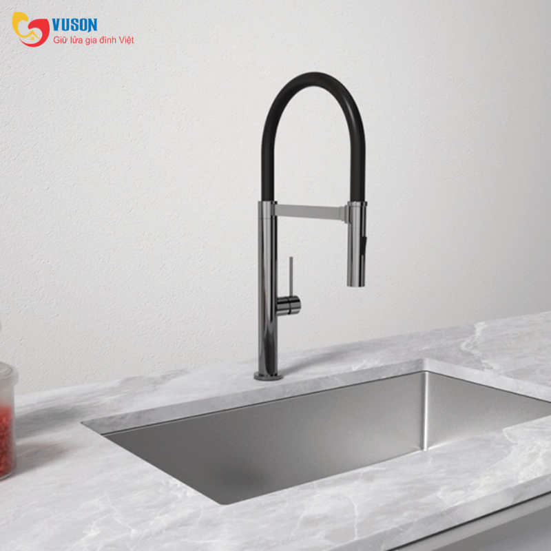 Vòi rửa bát Inox Hafele HT24-SH1F527-TITAN - 570.85.451