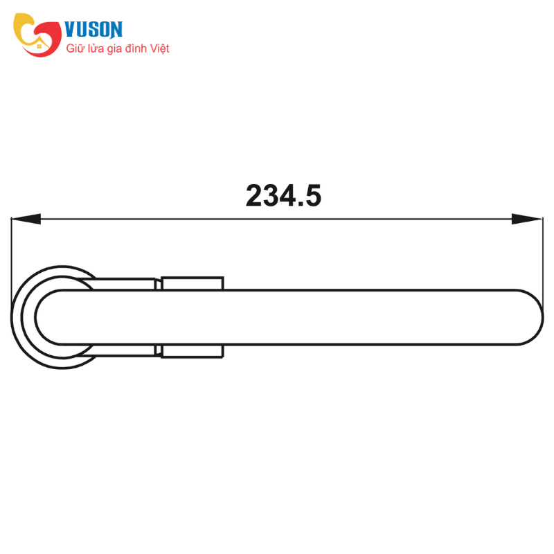 Vòi bếp Hafele HT21-CC1F245U 577.55.260