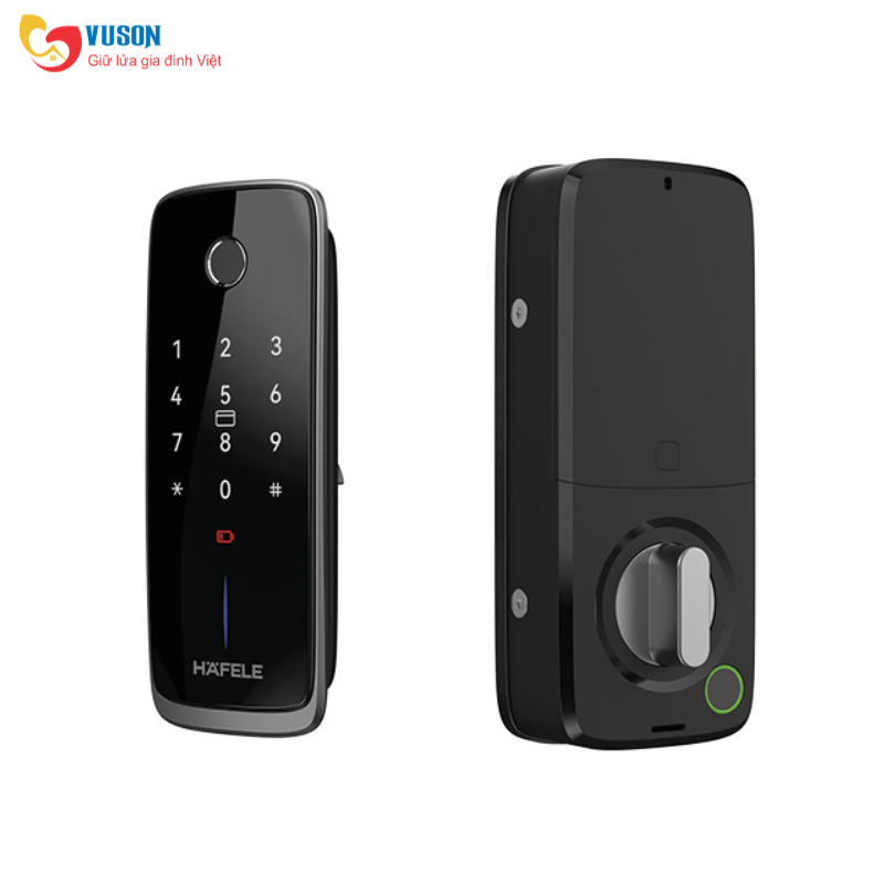 Khóa điện tử Hafele Nova MR2501B màu đen - 499.21.226