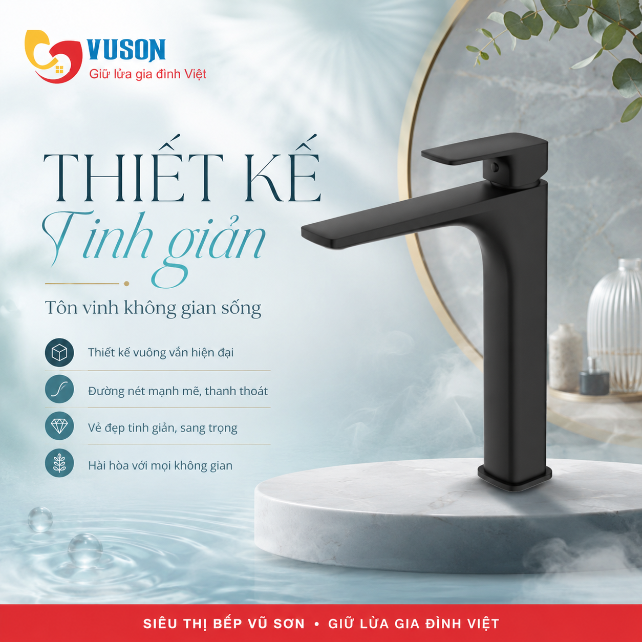 Vòi phòng tắm Hafele Kobe 240 đen - 589.15.032
