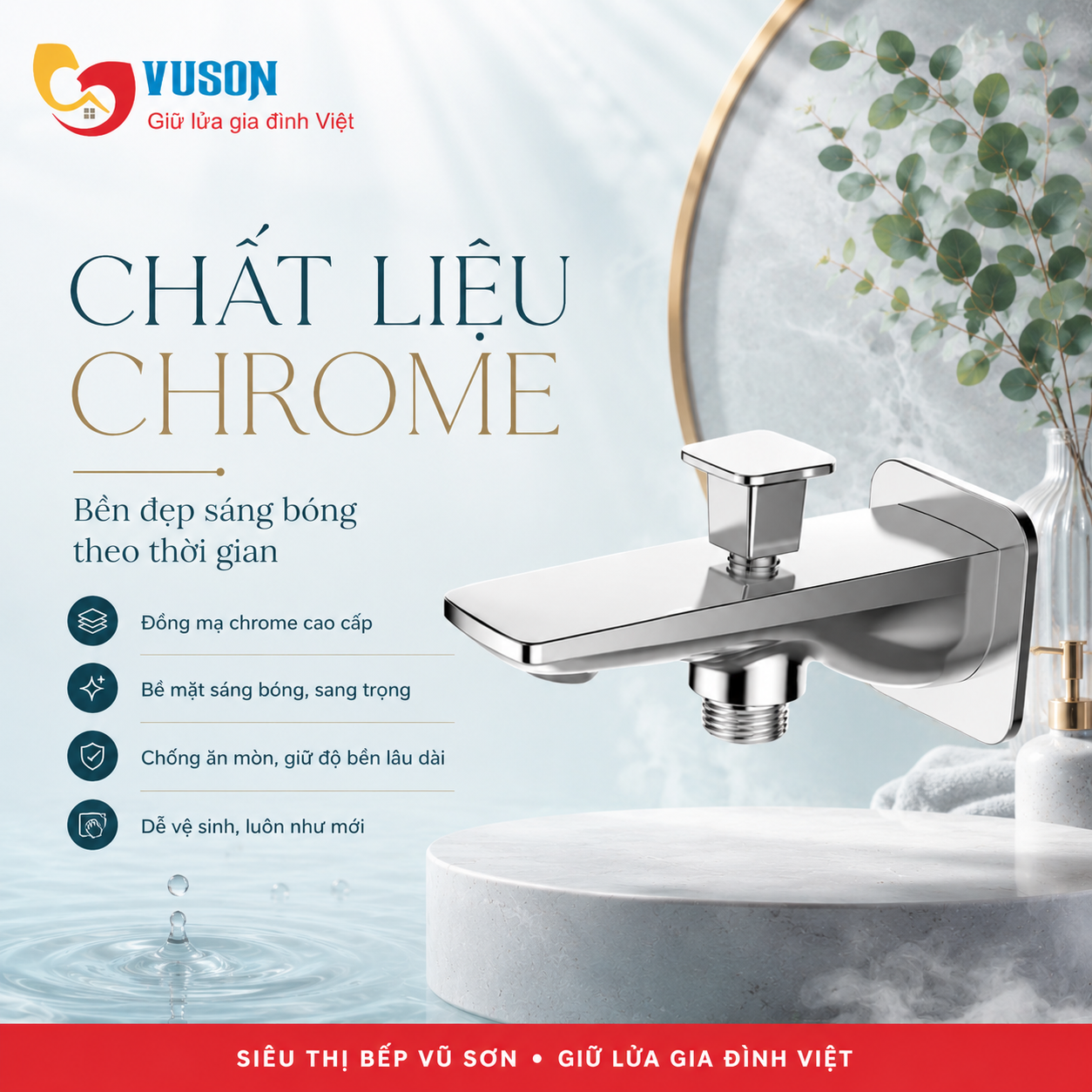 Vòi phòng tắm Hafele Kobe 160 - 589.15.061