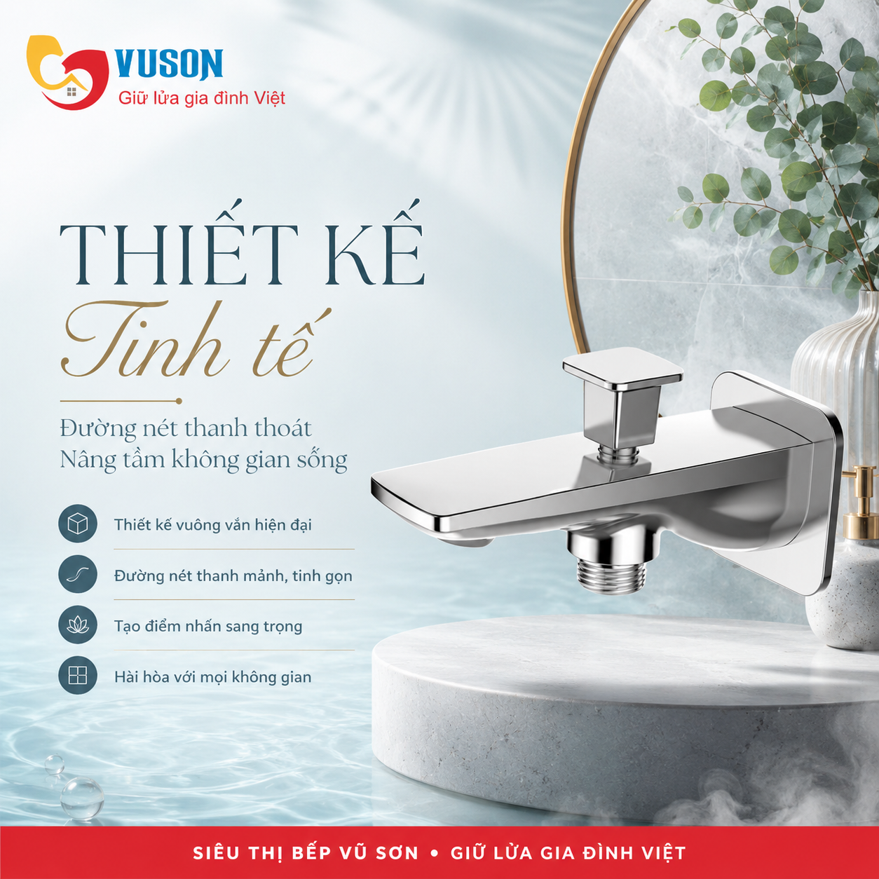 Vòi phòng tắm Hafele Kobe 160 - 589.15.061