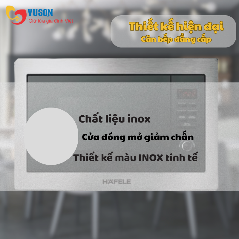 Lò vi sóng kết hợp nướng Hafele HM-B38A 535.34.000
