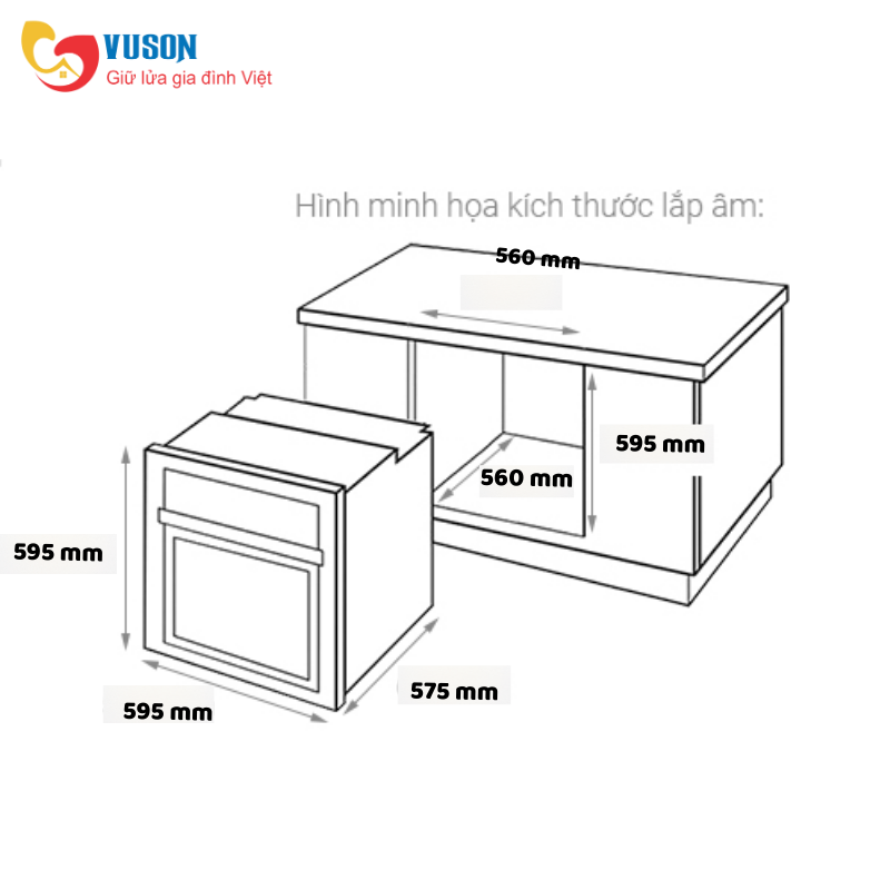 Lò nướng Hafele HO-K60B 534.05.581