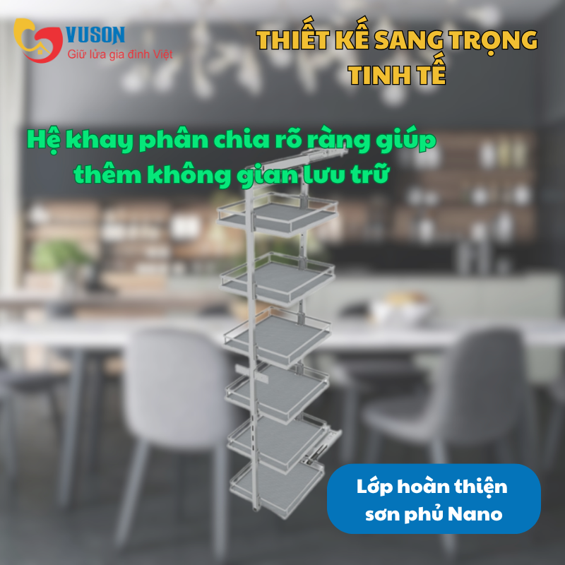 Tủ Đồ Khô Hafele Kara Pull 400mm Kosmo 595.80.803