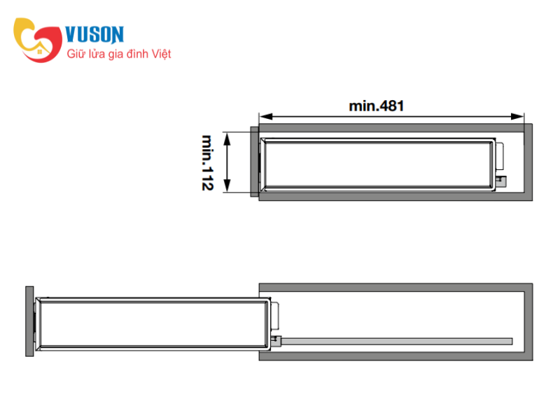 Bộ Rổ Kéo R150mm Hafele No. 15 549.24.633