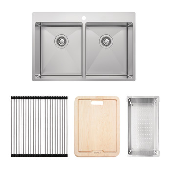 Chậu rửa bát inox Hafele HS20-SSN2S90 567.20.577