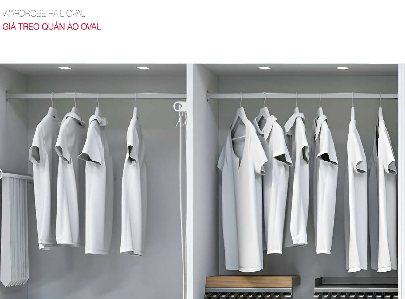 Giá Treo Quần Áo Oval Hafele 801.21.835