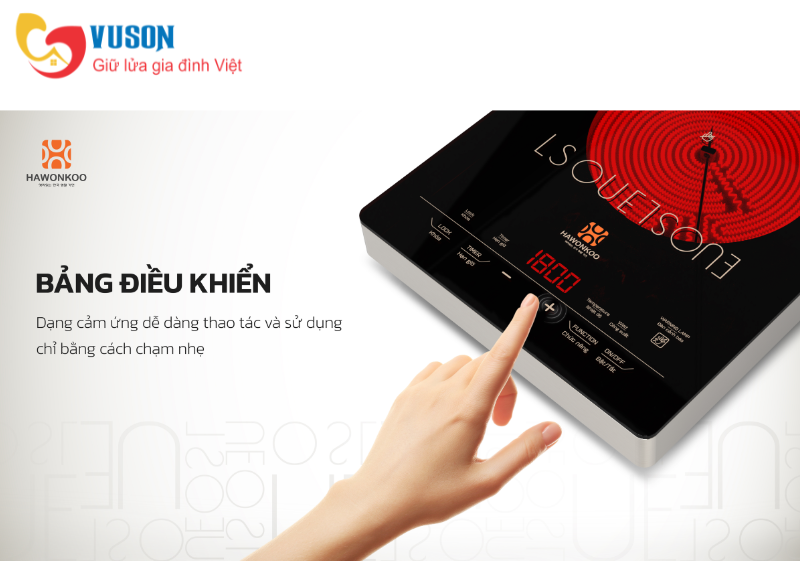 Bếp đơn hồng ngoại Hawonkoo SEOUL-CEH-110