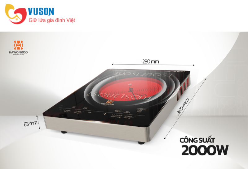 Bếp đơn hồng ngoại Hawonkoo SEOUL-CEH-110