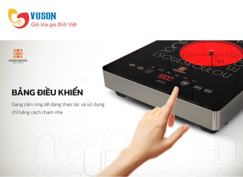 Bếp đơn hồng ngoại Hawonkoo SEOUL-CEH-111