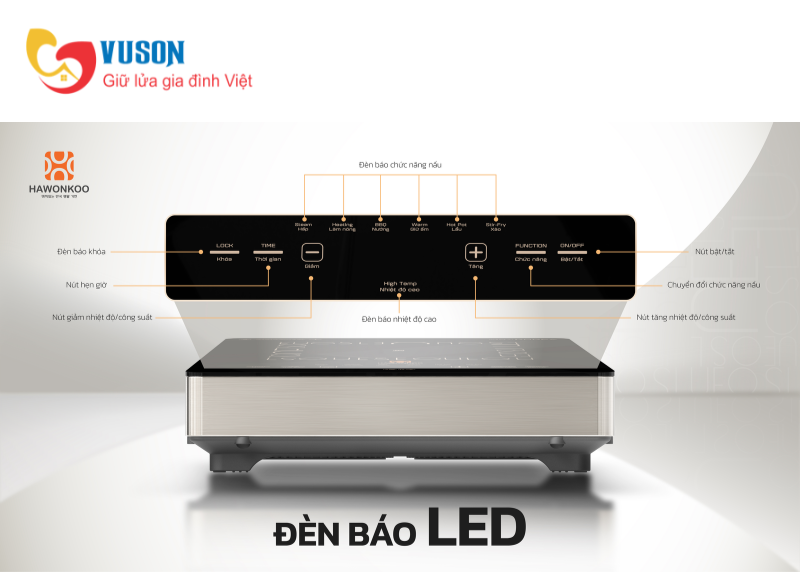 Bếp đơn hồng ngoại Hawonkoo SEOUL-CEH-111