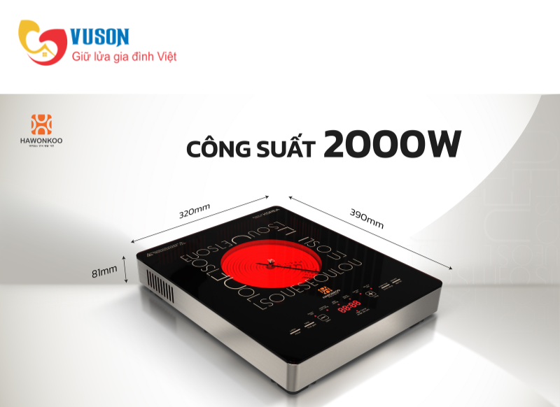 Bếp đơn hồng ngoại Hawonkoo SEOUL-CEH-111