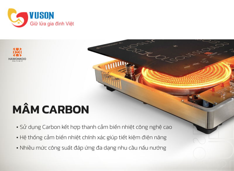 Bếp đơn hồng ngoại Hawonkoo SEOUL-CEH-111