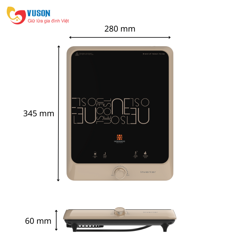 Bếp từ đơn Hawonkoo SEOUL-CEH-106-CF