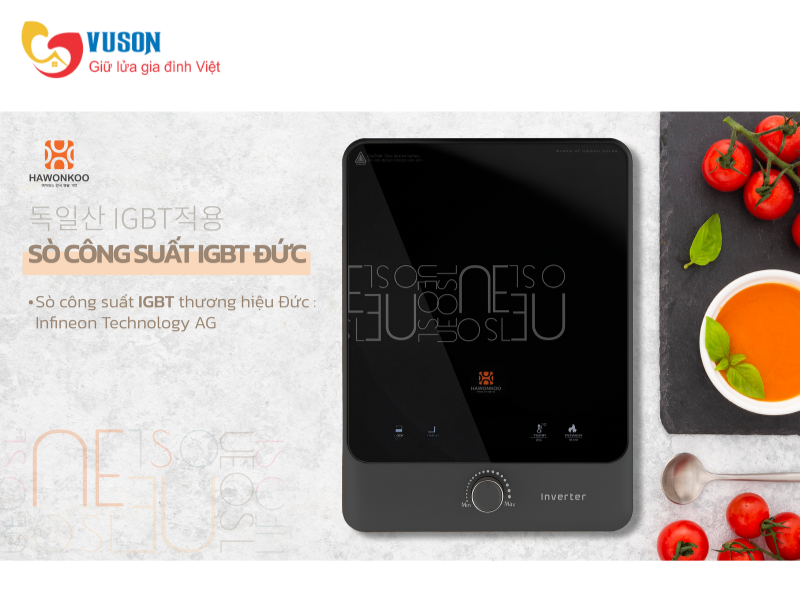 Bếp từ đơn Hawonkoo SEOUL-CEH-106-GR