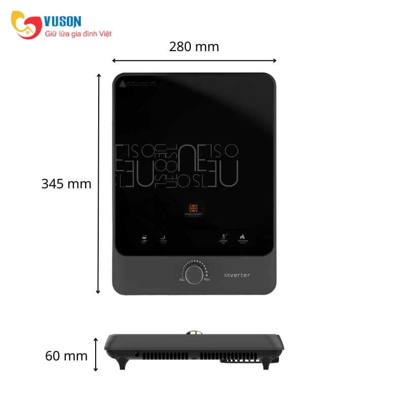 Bếp từ đơn Hawonkoo SEOUL-CEH-106-GR