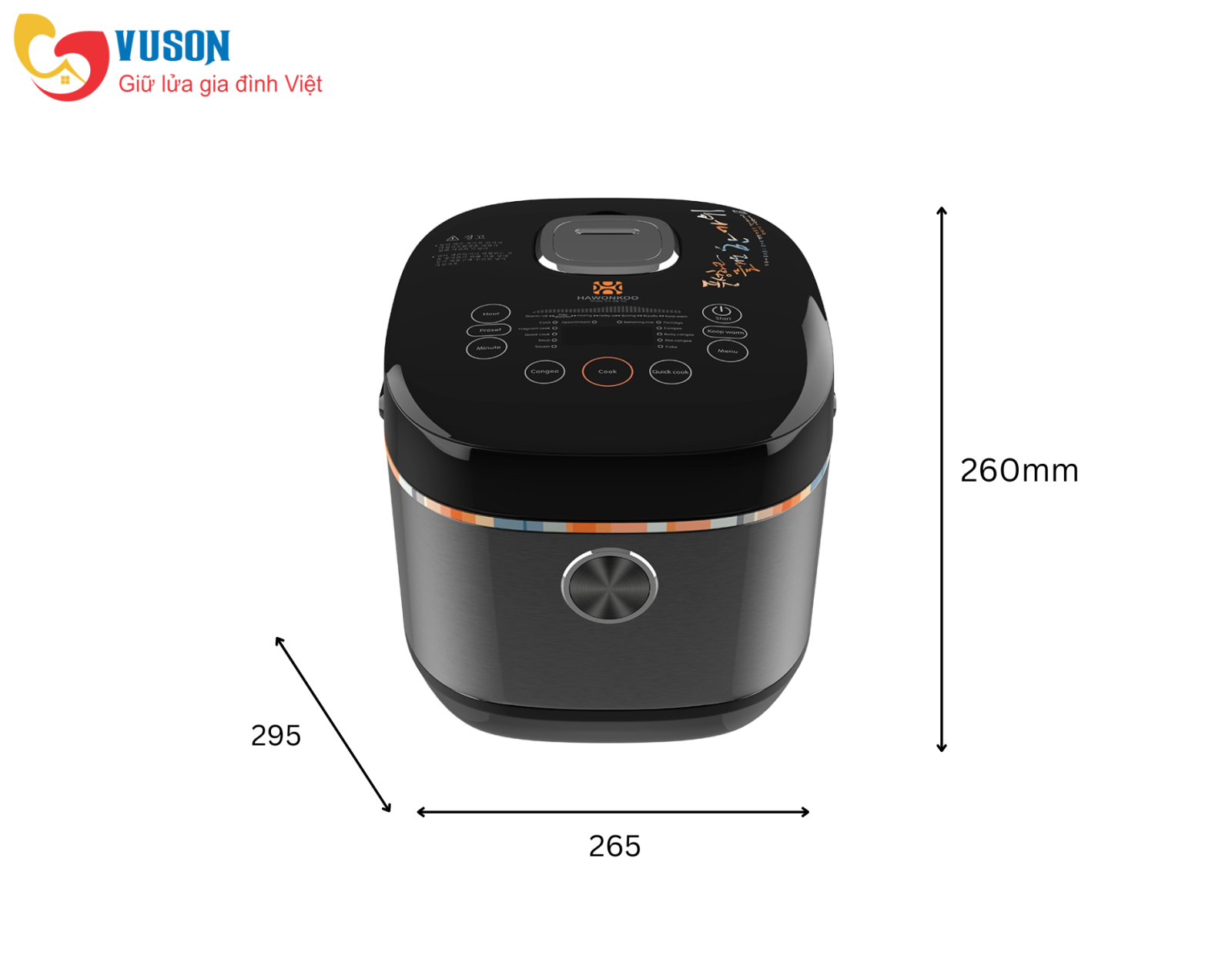 Nồi cơm điện tử Hawonkoo RCH-180