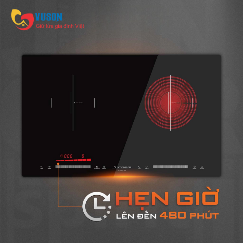 Bếp điện từ đôi Junger CEJ-203-IF
