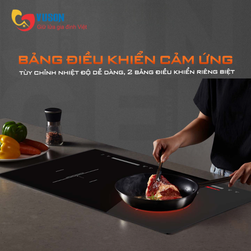 Bếp điện từ đôi Junger CEJ-203-IF