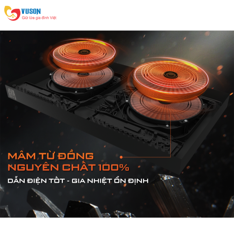 Bếp từ đôi Junger CEJ-222-INVERTER
