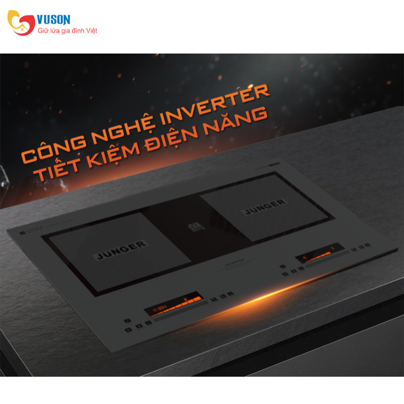 Bếp từ đôi Junger JG CEJ-225-INVERTER