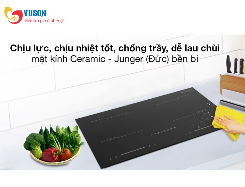 Bếp điện từ đôi Junger MK-24