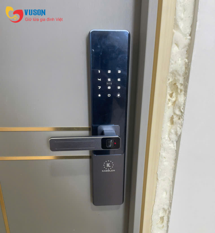 Khóa vân tay Kassler KL-567 CNC Grey App TTlock, REMOTE