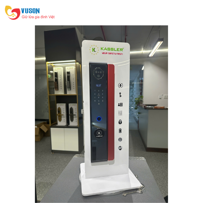 Khóa vân tay Kassler KL-808 CNC REMOTE