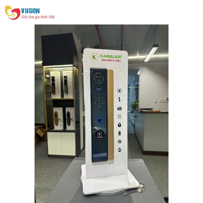 Khóa vân tay Kassler KL-808 CNC REMOTE