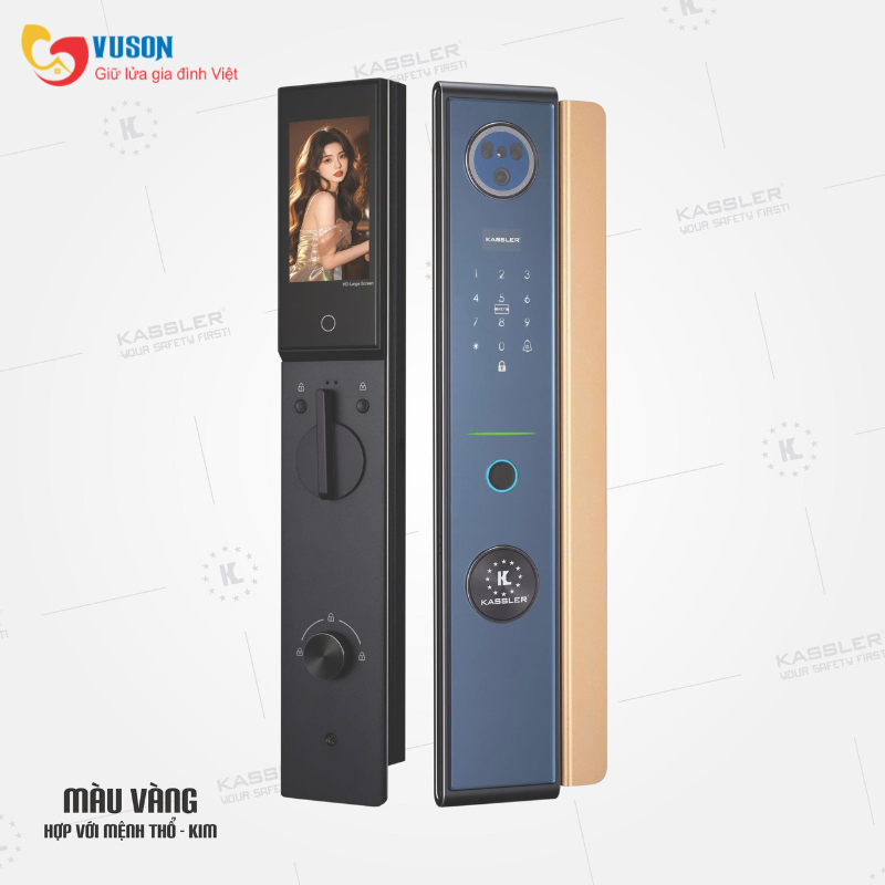 Khóa vân tay Kassler KL-808 CNC REMOTE