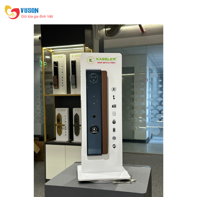 Khóa vân tay Kassler KL-808 CNC REMOTE