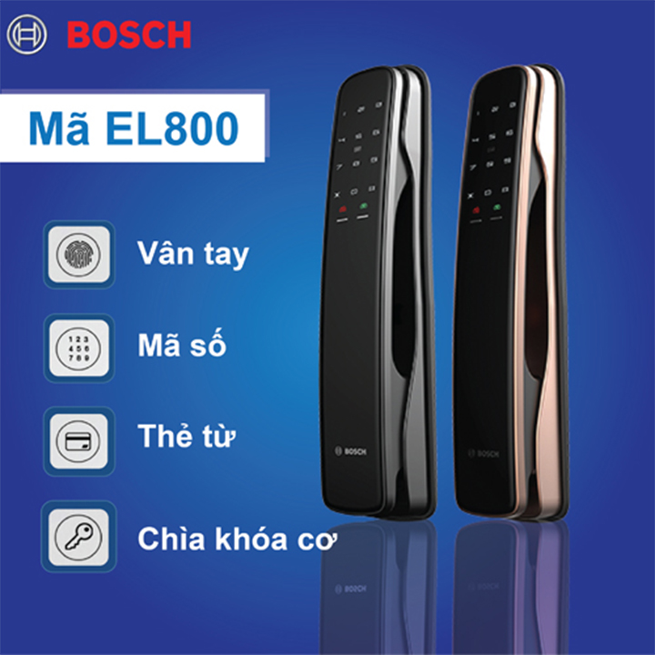 Khóa vân tay Bosch EL800 bảo mật tuyệt đối   -2