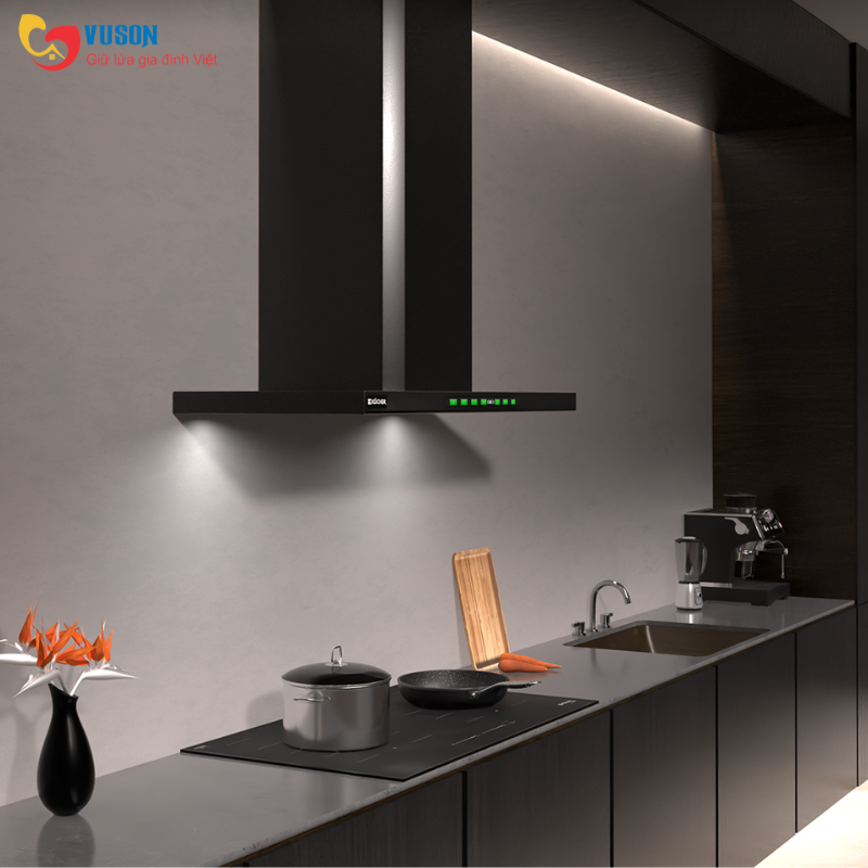 Máy hút mùi Kocher Luvia Black Matte 70cm